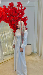 Tamara Ivory Belted Dress