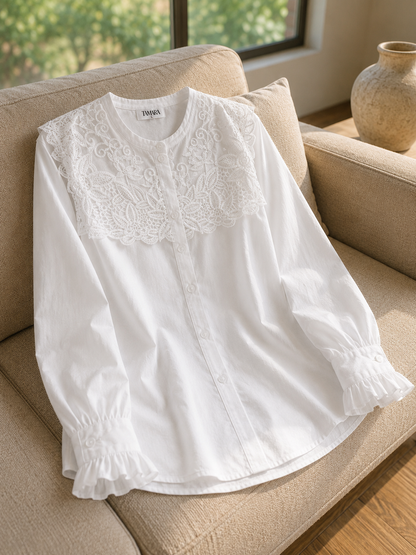 Ivory Bloom Shirt