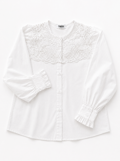 Ivory Bloom Shirt