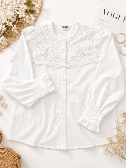 Ivory Bloom Shirt
