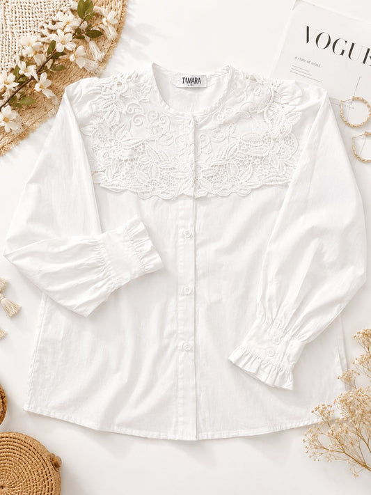Ivory Bloom Shirt
