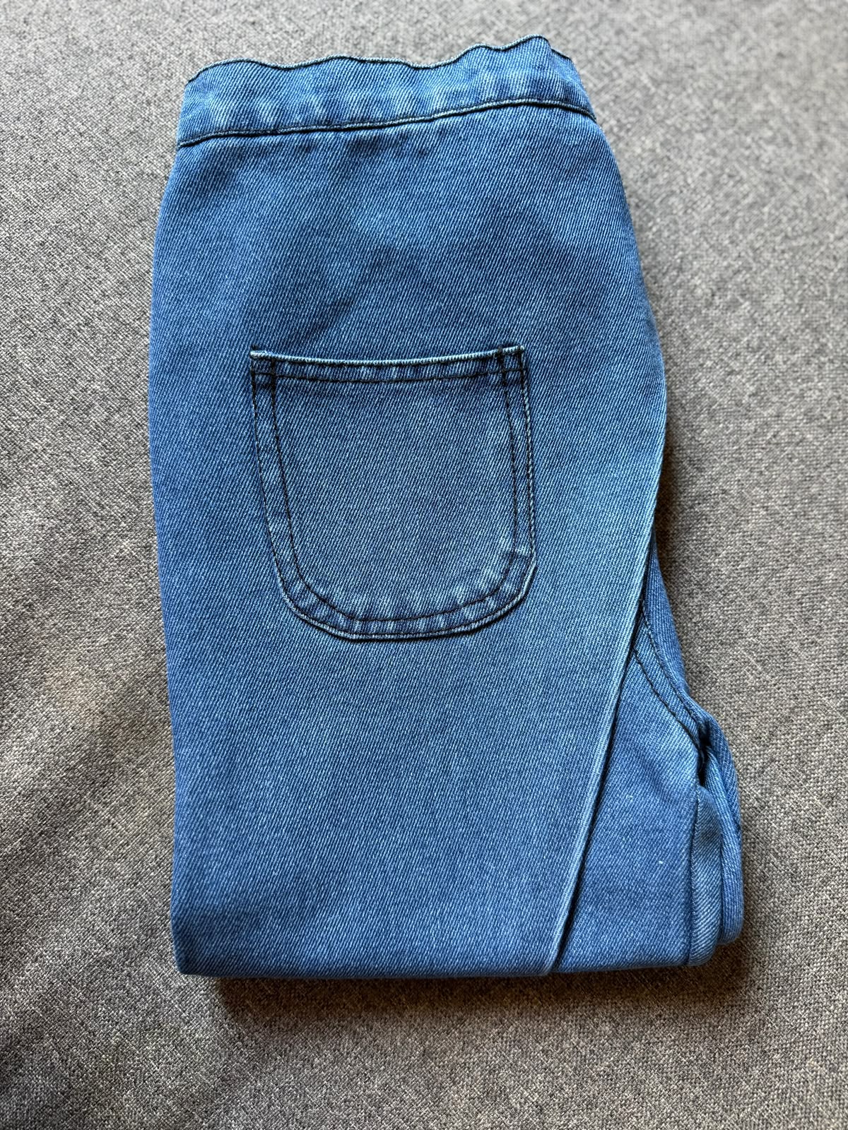 Wrap Denim Pants