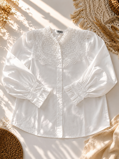 Ivory Lace Shirt