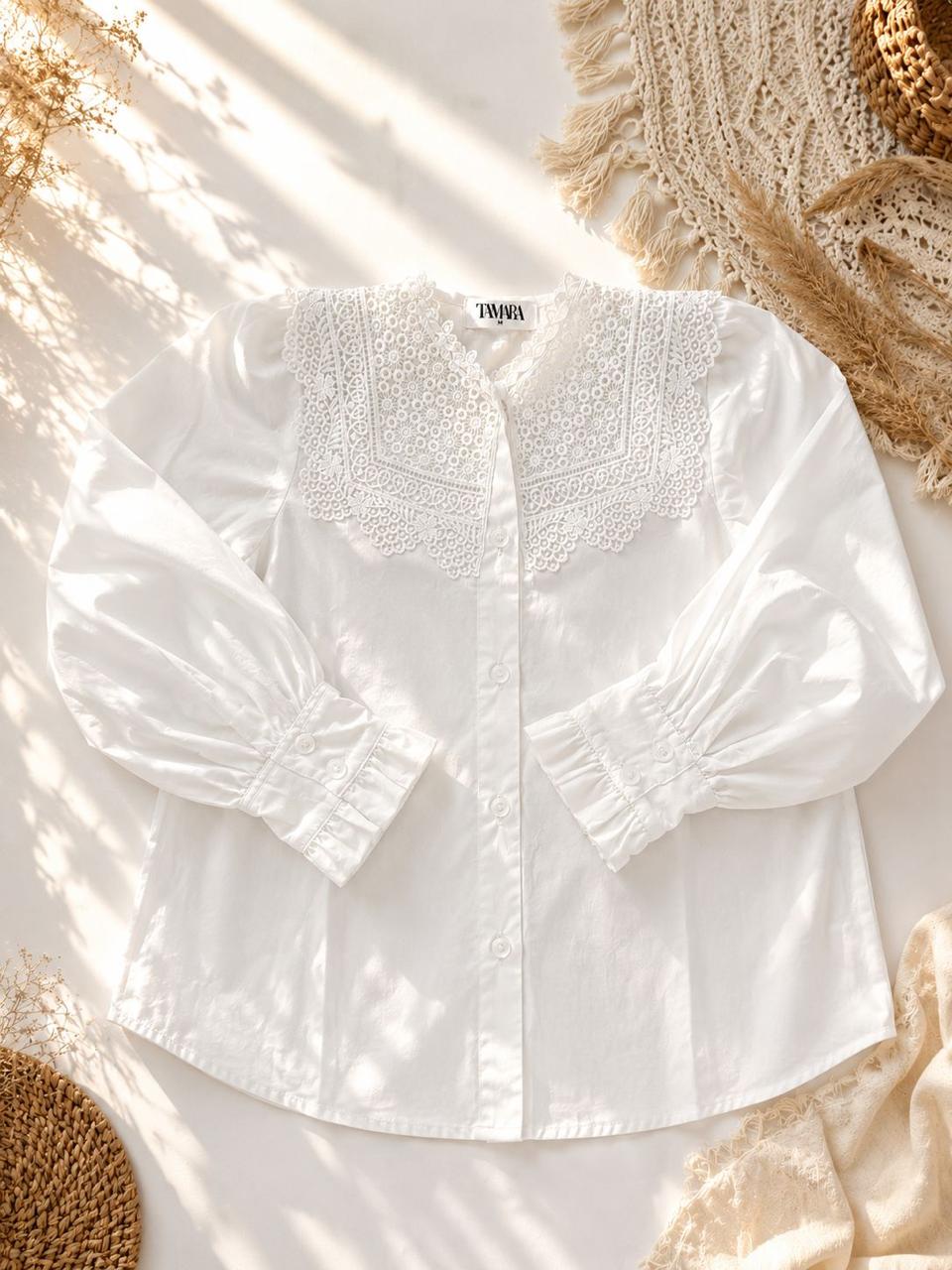 Ivory Lace Shirt