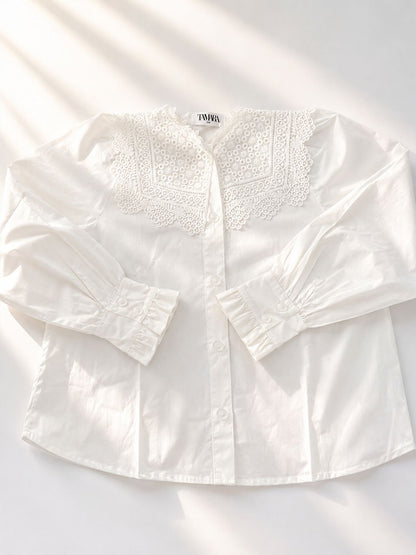 Ivory Lace Shirt