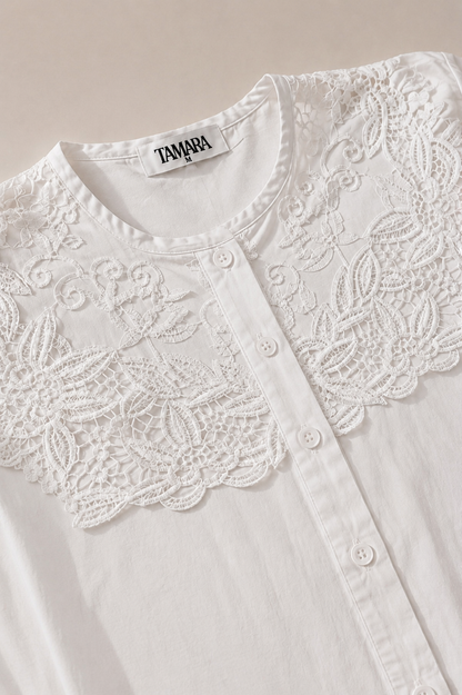 Ivory Bloom Shirt